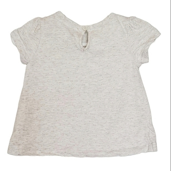 K1332 * Just One You Flamingo Girls Top White Pink Size 12M - Picture 3 of 8